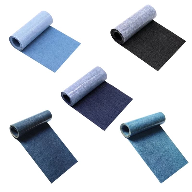 Adesivo personalizzabile in tessuto termoadesivo jeans per progetti riparazione giacche