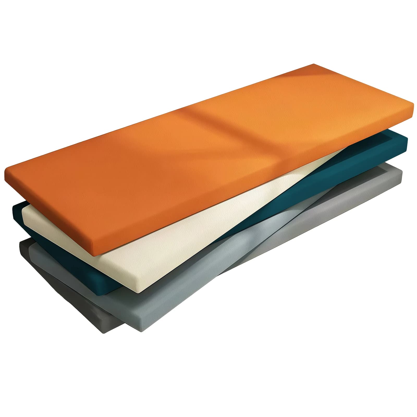 Cuscino per panca in pelle PU impermeabile personalizzato, materassino lungo per seduta da giardino e patio, cuscino decorativo per sedia e altalena