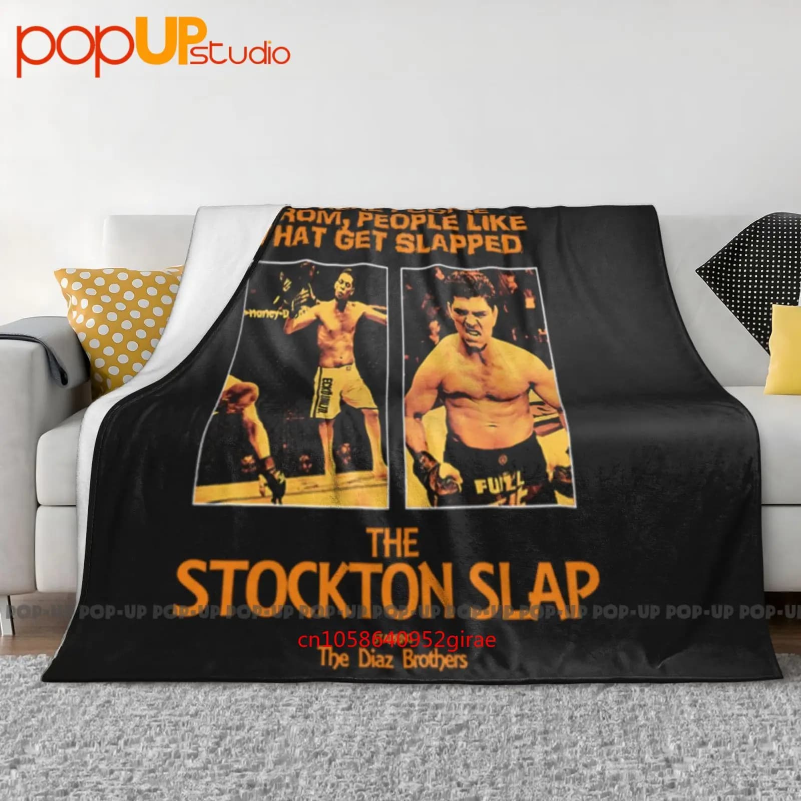 Nick Diaz, Nate Diaz - The Stockton Slap 26 Coperta ultra morbida trapunta invernale Copridivano Copriletto