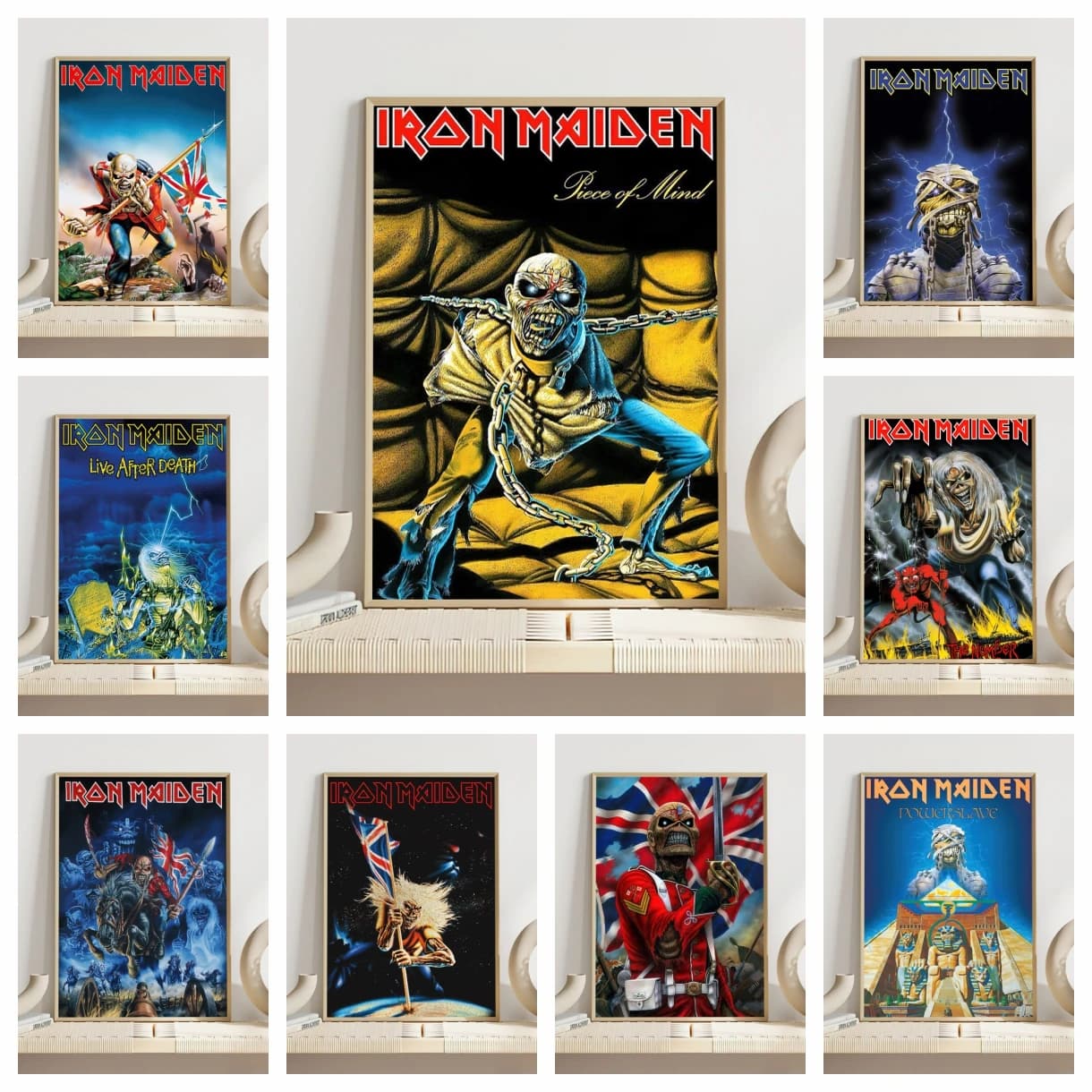 Kit di pittura artistica con diamanti fai-da-te Banda I-Iron M-Maiden Mosaico Nuovo 2025 Ricamo Gioielli Punto croce Decorazioni per la casa Regalo