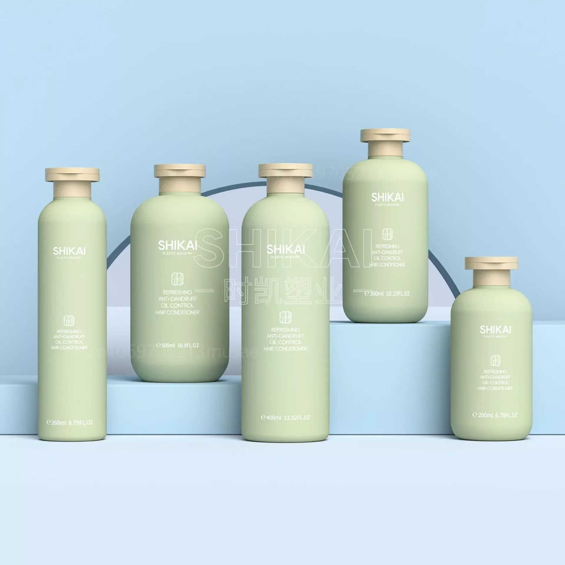 200ML-500ML Avocado Verde Shampoo di Plastica Gel Doccia Dispenser di Sapone Schiumogeno Bottiglie Riutilizzabili Flip Cover/Pompa Bottiglie di Lozione