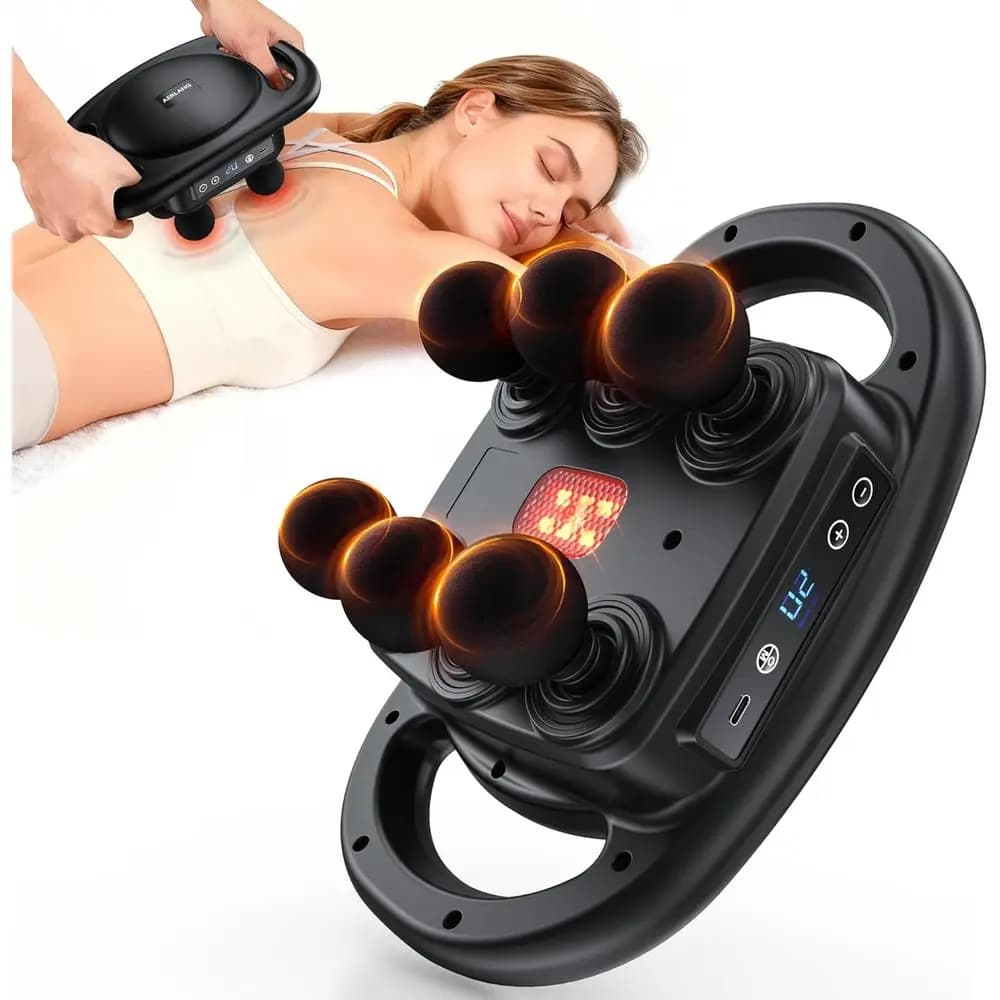 Massage gun Deep tissue muscle massager, Back massager or painkiller, Percussion massage tool 6 s Portable Mager with 9 levels and 4