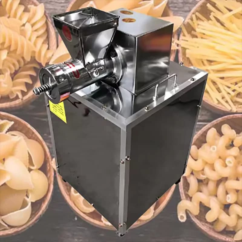 Macchina per la formatura di pasta Macchina automatica per la produzione di spaghetti macaroni estrusore a spirale Fusilli