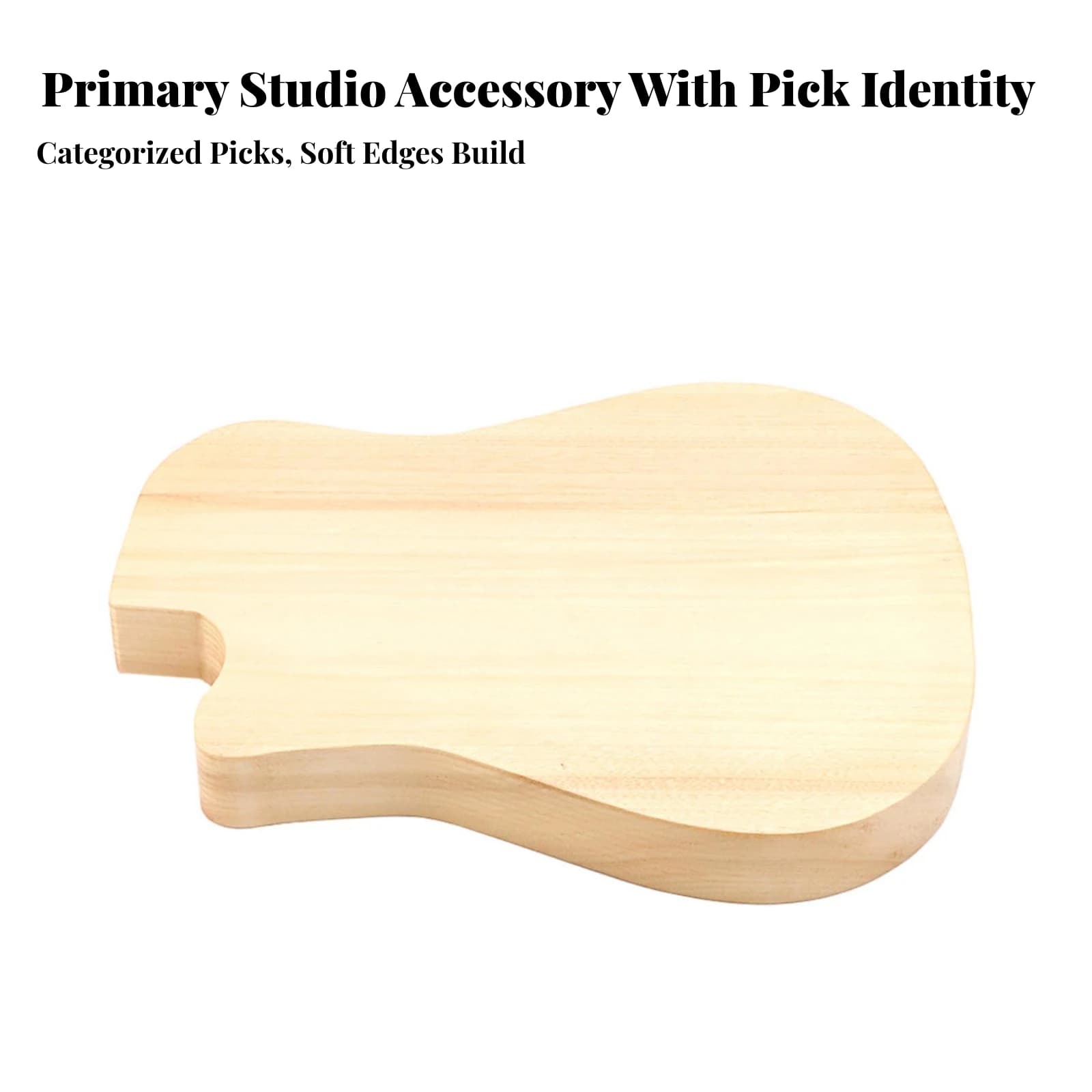 Guitar Pick Box with Compartments Compact Guitar Pick Holder Tray Wooden Storage Box with Compartments Divided for Guitarists