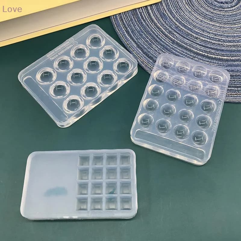 High Transparency Nail Art Palette, Palette for Mixing Gel Nail Polish, Drawing Plate and Exhibition Manicure