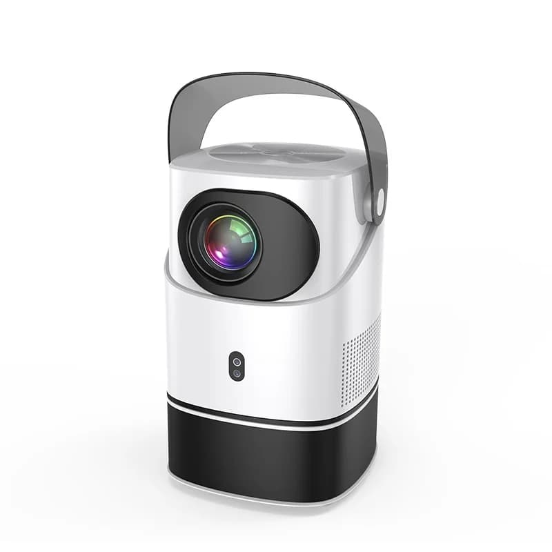 Mini microproiettore portatile wireless 4K con LED HD 1080P Sistema operativo Android 11 a tiro corto Altoparlante incorporato Spina americana