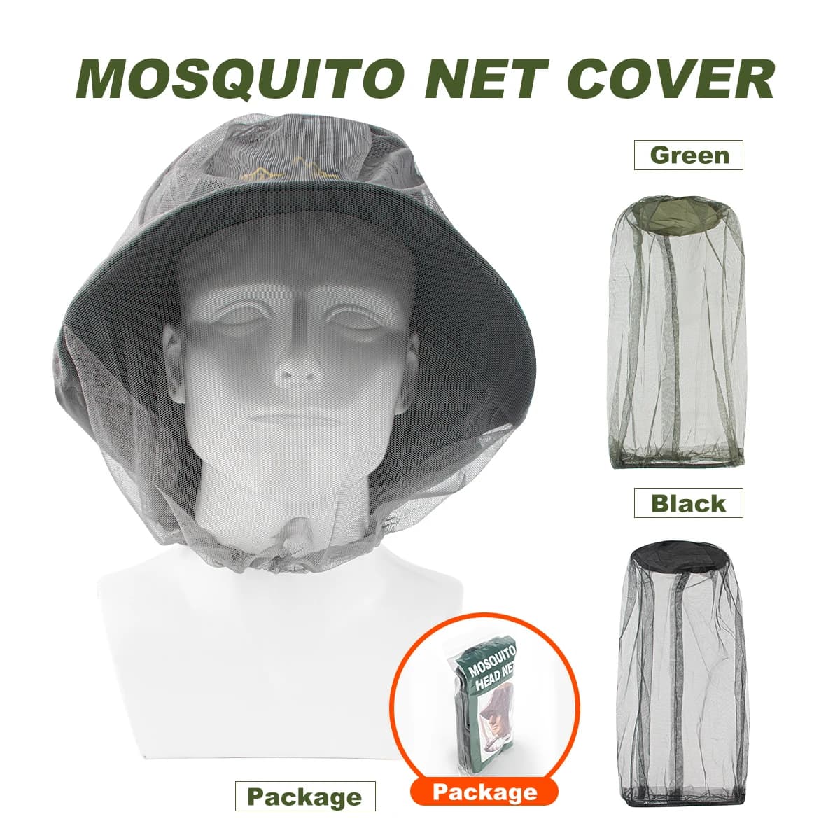Escursione Pesca Zanzariera Cappello Insetto Midge Wasp Bug Testa Della Copertura Della Protezione Berretto Da Pesca All'aperto Anti Zanzara Cappello Per Insetti