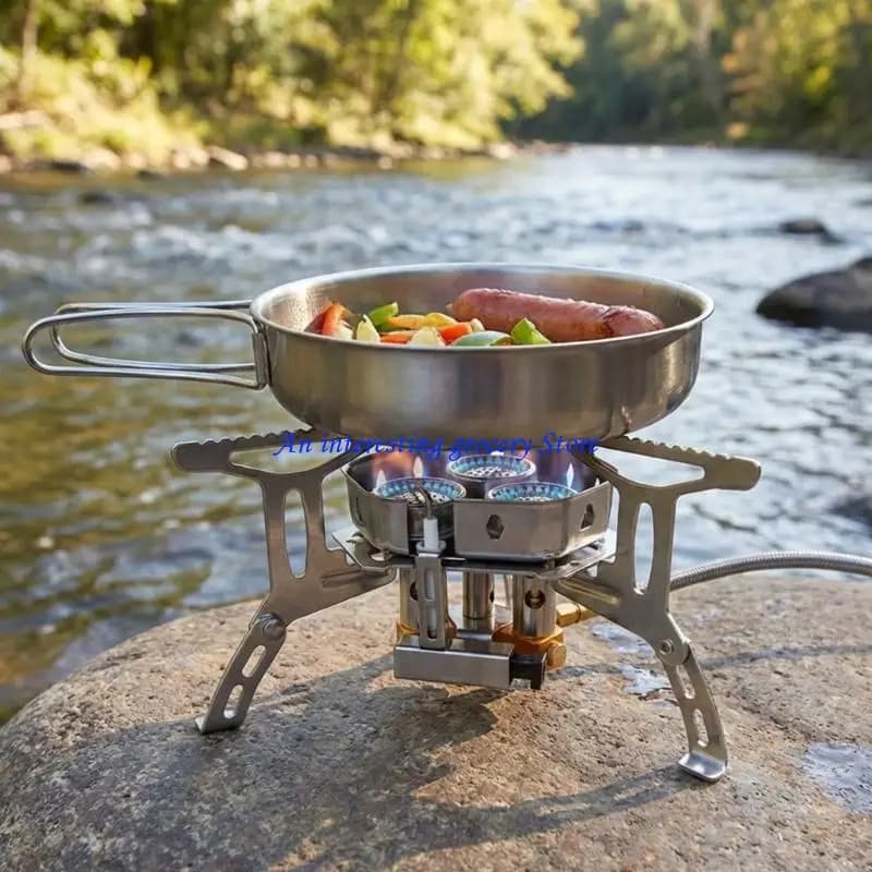 652D Accensioni rapide Aggiornamenti per fornelli per barbecue facili da trasportare per campeggio e feste all'aperto