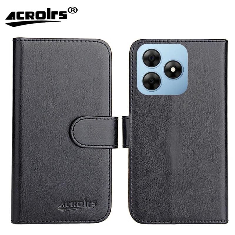 Custodia Blackview Wave 8 da 6,56 pollici 6 colori moda portafoglio con slot per schede custodia protettiva in pelle borse protettive per telefono