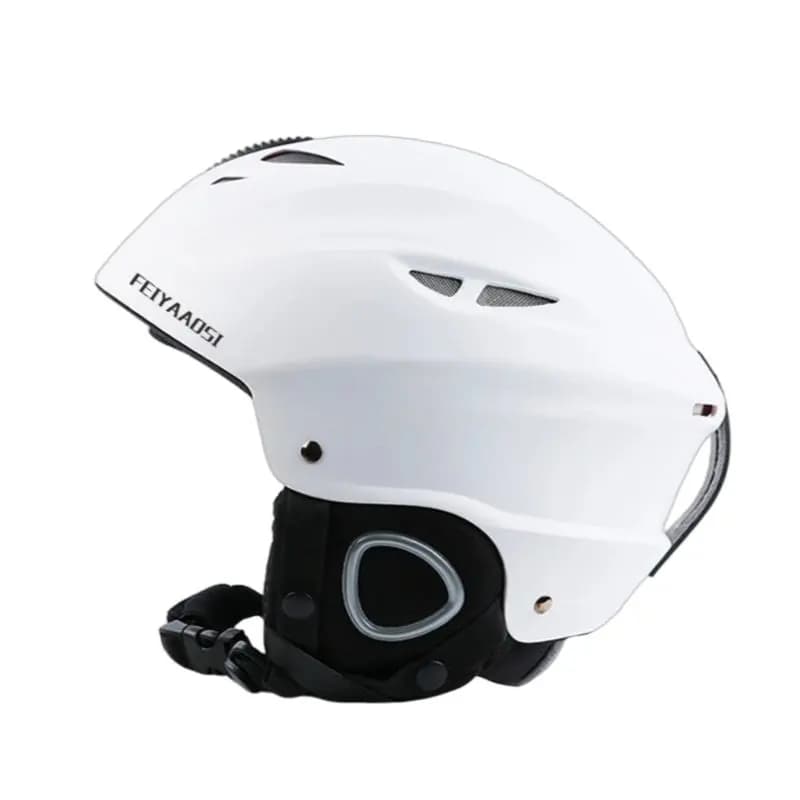 Casco da Sci Unisex, Occhiali Invernali Integrati, Casco Professionale da Snowboard, Circonferenza della Testa Regolabile