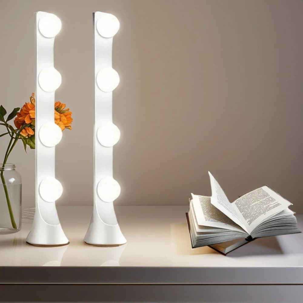 10W Professionale ​ ​ Lampada LED da Tavolo per Trucco e Bellezza, Luce per Trasmissioni in Diretta e Video, Illuminazione Fotografica 3000-6500K ​ ​