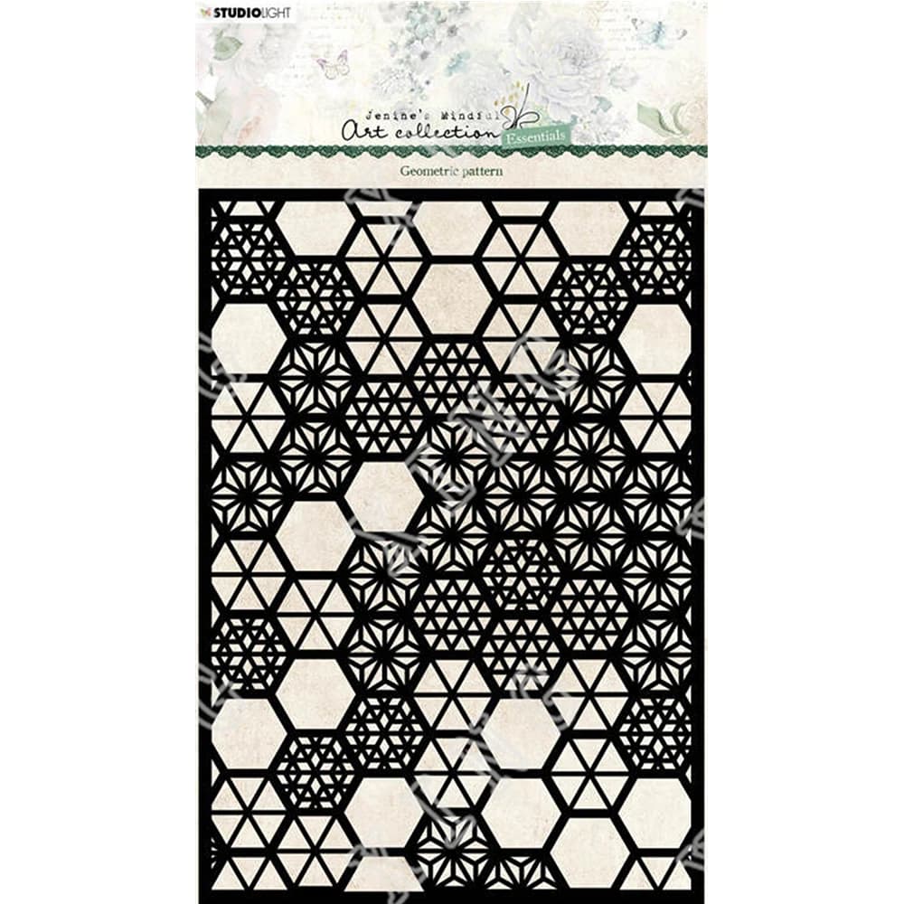 2022 New Geometric Pattern Diy Layering Stencils Painting Scrapbook Coloring Embossing Album Diy Greeting Card Handmade Template