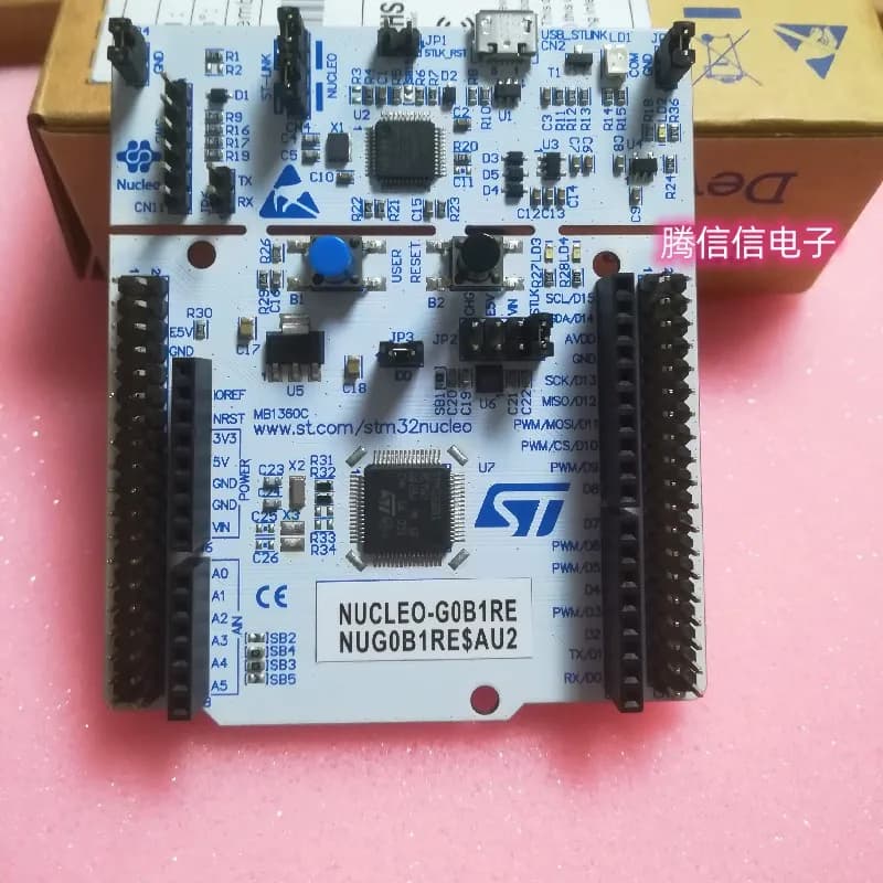 Spot NUCLEO-G0B1RE STM32 Nucleo-64 development card with MCU STM32G0B1RE