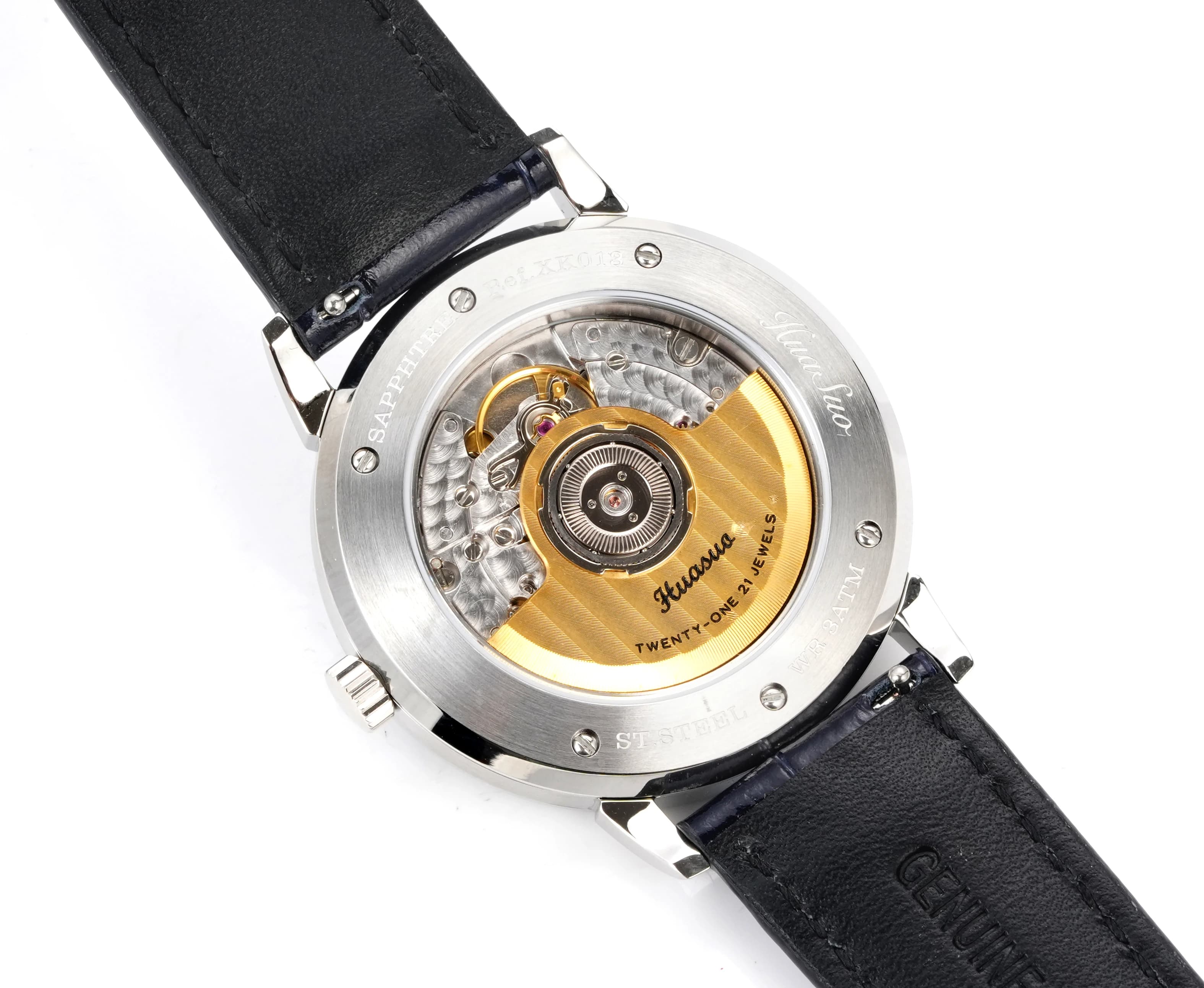 HUASUO 2026 Orologio Meccanico di Lusso da Uomo 39mm, Movimento SW300, Quadrante Cielo Stellato in Ametista, Vetro Zaffiro, Impermeabile 50M