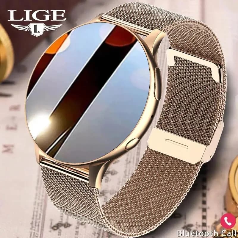 New Women Bluetooth Call Smart Watch Heart Rate Blood Pressure Monitoring Smartwatches Waterproof Men Smartwatch For Android iOS