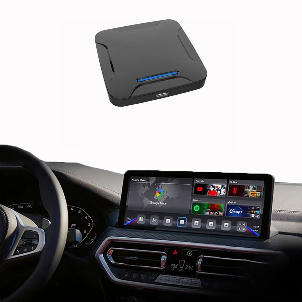 Android 13 8 + 128G BMW X1 X3 X5 Carplay Netflix YouTube Smart Wireless Android Ai Box Plug Play 1 Year for 2 3 4 5 Series