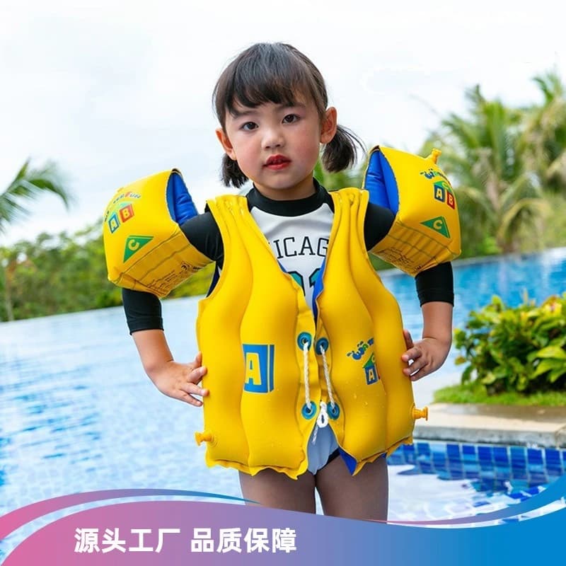 Giubbotto di salvataggio gonfiabile per bambini, galleggiante da braccio per nuoto, con fischietto, accessori di sicurezza per piscina