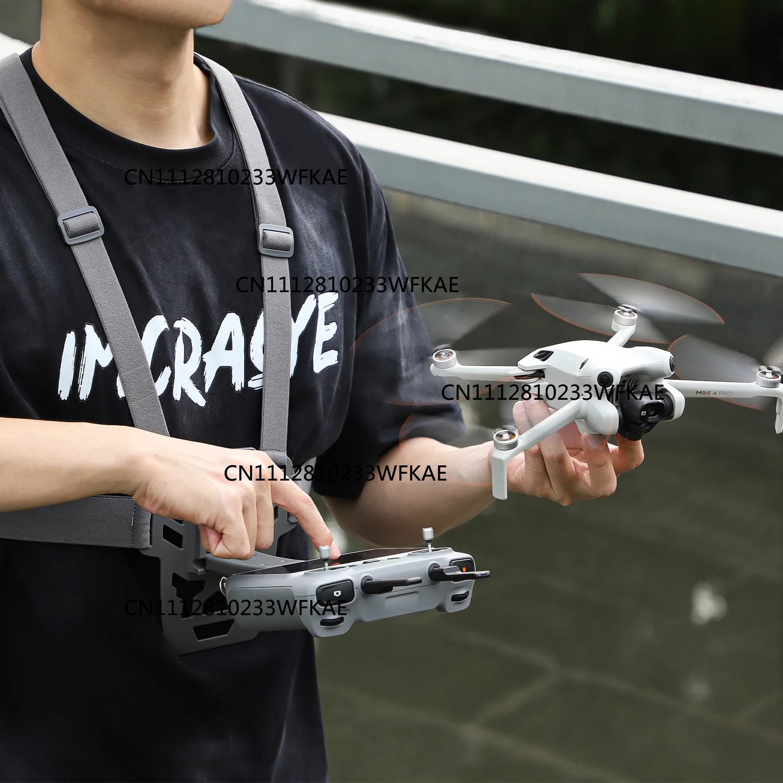 Remote Lanyard Neck Strap Bracket Belly Support For DJI Mini 4 Pro Mavic 3 Drone RC 2/1 PRO Controllers