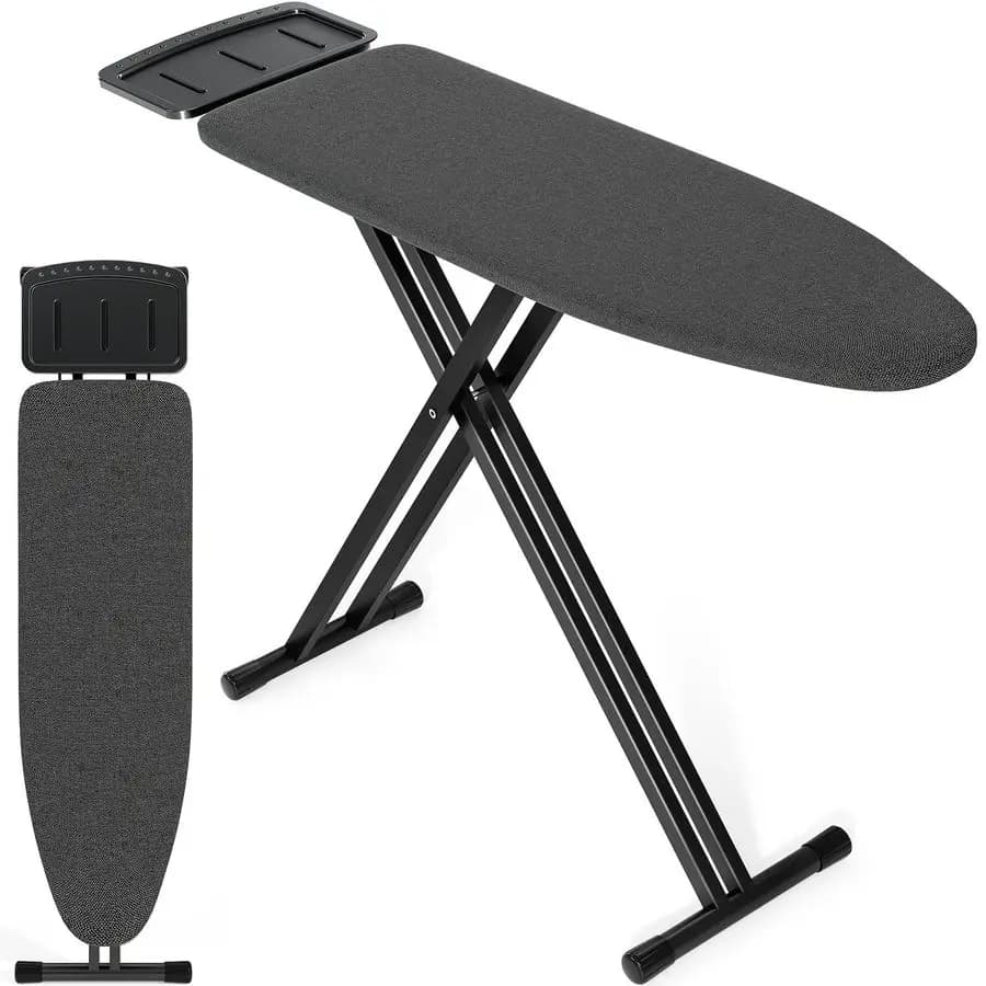Asse da Stiro Full Size, Set Asse e Tavolo da Stiro Regolabili in Altezza, Asse da Stiro Pieghevole Standard, Tavolo da Stiro S
