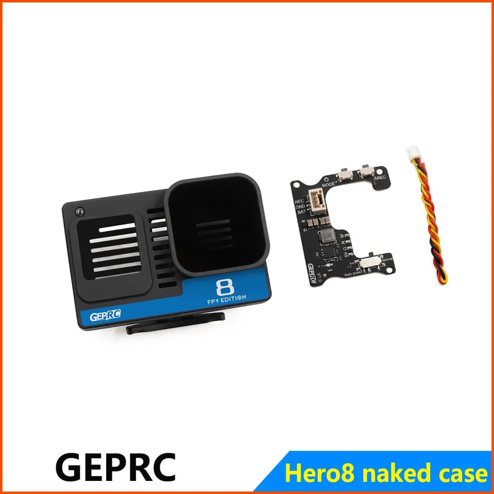 Custodia nuda GEPRC con scheda BEC per droni GoPro Hero 8 Full Camera Crown HD FPV Cinewhoop