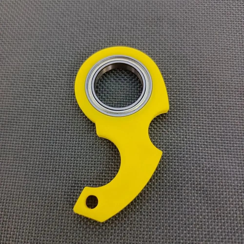 Portachiavi Antistress con Spinner, Anti-Ansia, Luminoso, Trendy, Rotazione con le Dita, Portachiavi Noctilucente Leggero