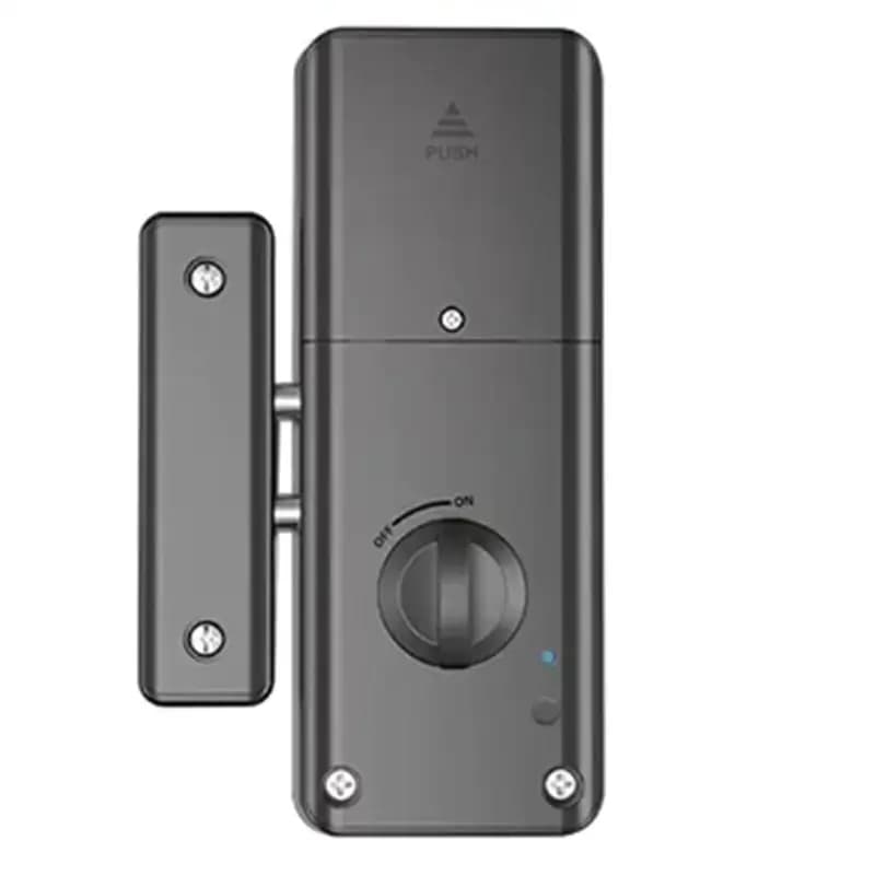 Serratura intelligente con app Tuya per porta in legno, serratura Bluetooth, serratura elettronica senza foratura, installazione interna a scomparsa.