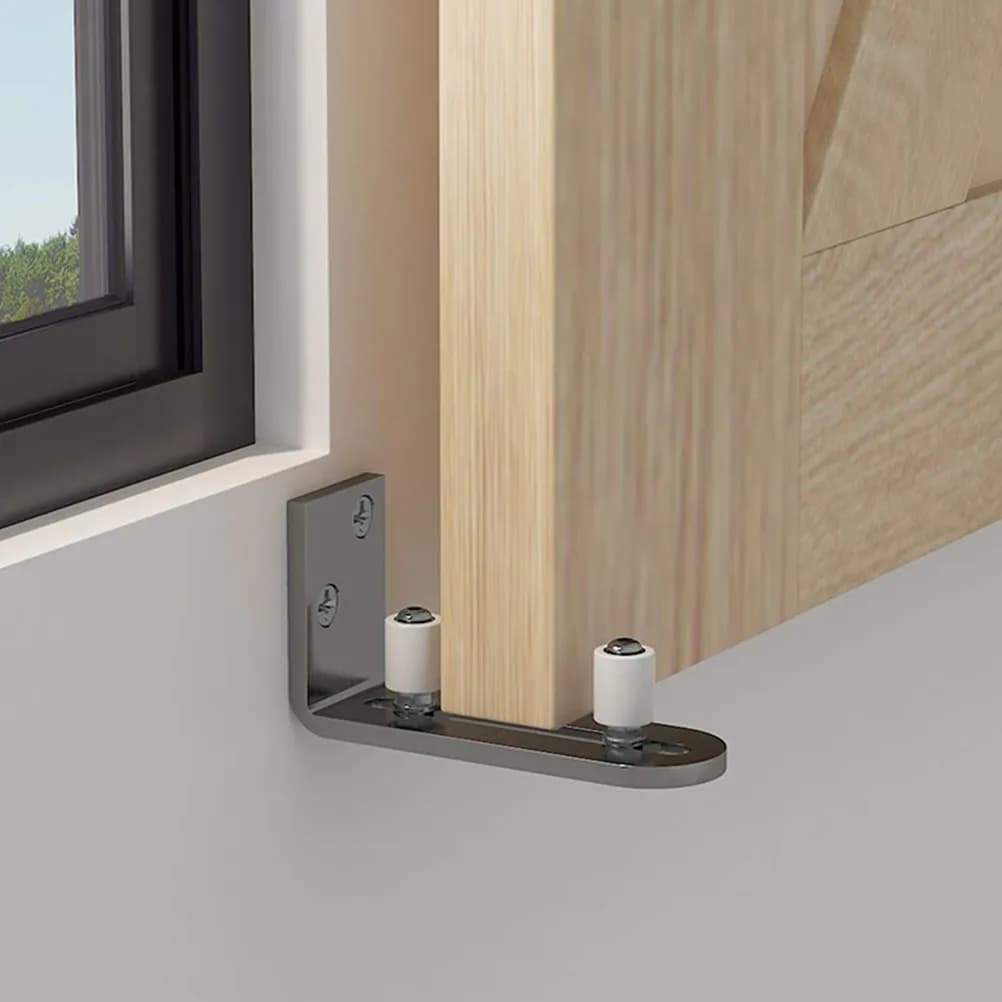 1 Pezzo Guida Regolabile per Porta Scorrevole, Fermo a Pavimento per Porta a Battente, Previene il Sbalzo, Resistente, Affidabile, Accessorio Hardware