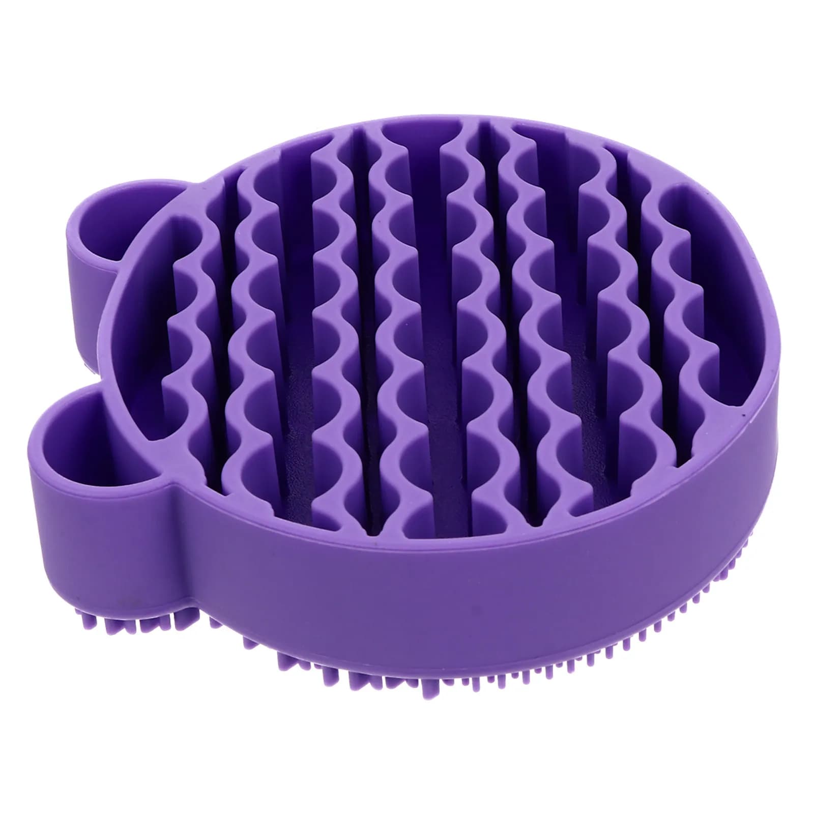 Tappetino 2 in 1 in Silicone per Pulizia Pennelli da Trucco e Supporto per Asciugatura e Conservazione Pennelli per Donne e Ragazze