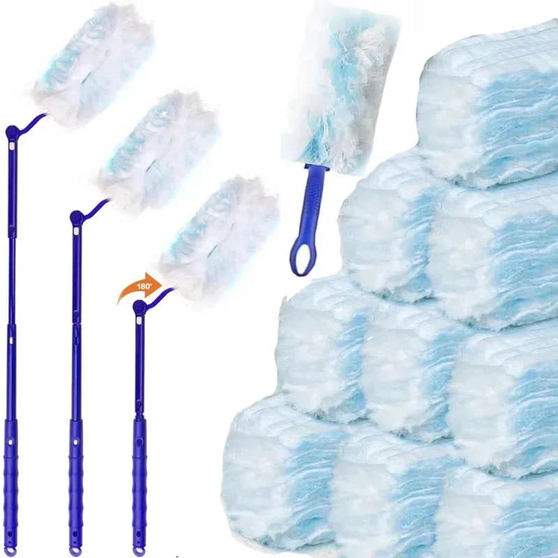 Disposable Spools with spare heads Spare Parts Sprinkle Brush for Disposable Sprinkle for Cleaning Home Office Curtains Cleaning Tool for Car Surfaces