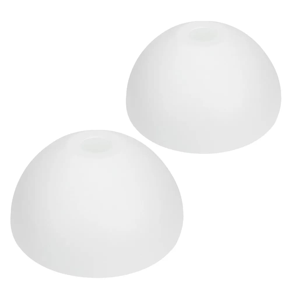 2 Pezzi Paralume a Fungo in Plastica Bianca, Coprilampada per Decorazione Domestica, per Lampade da Terra, da Tavolo, a Sospensione, da Soffitto e da Parete