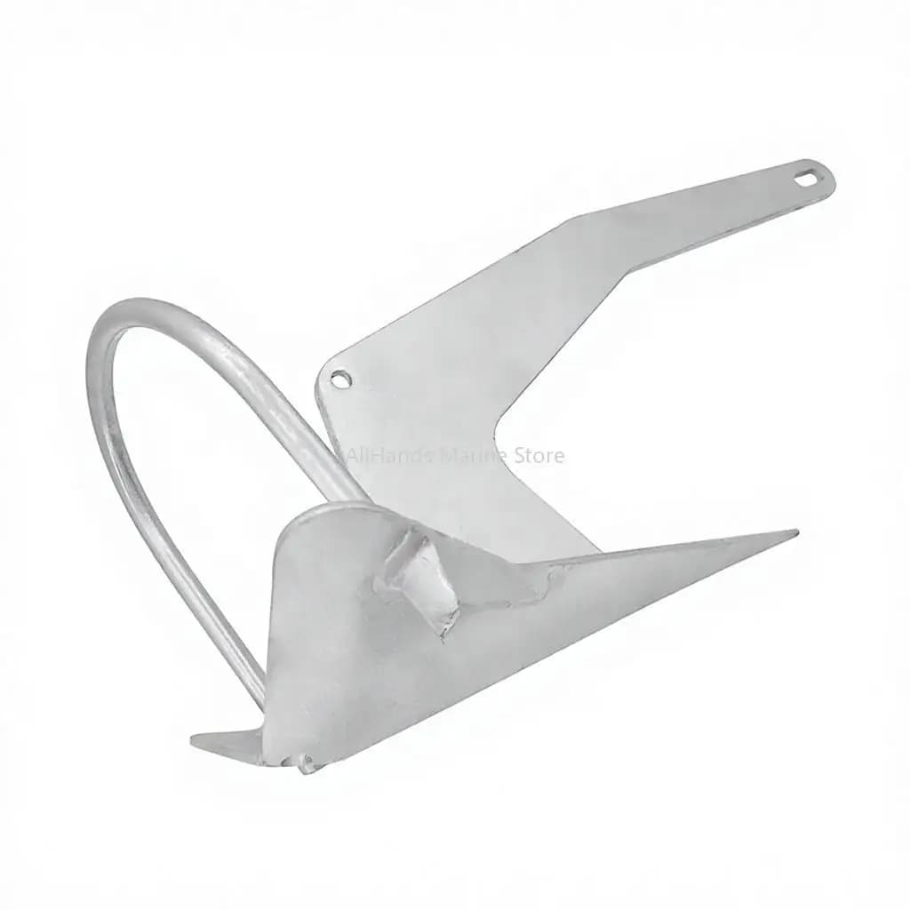 ISURE MARINE Marine Rocna Fluke Anchor 20kg Hot Dip Galvanized Carbon Steel Marine Accessories For Kayak Yacht Boat