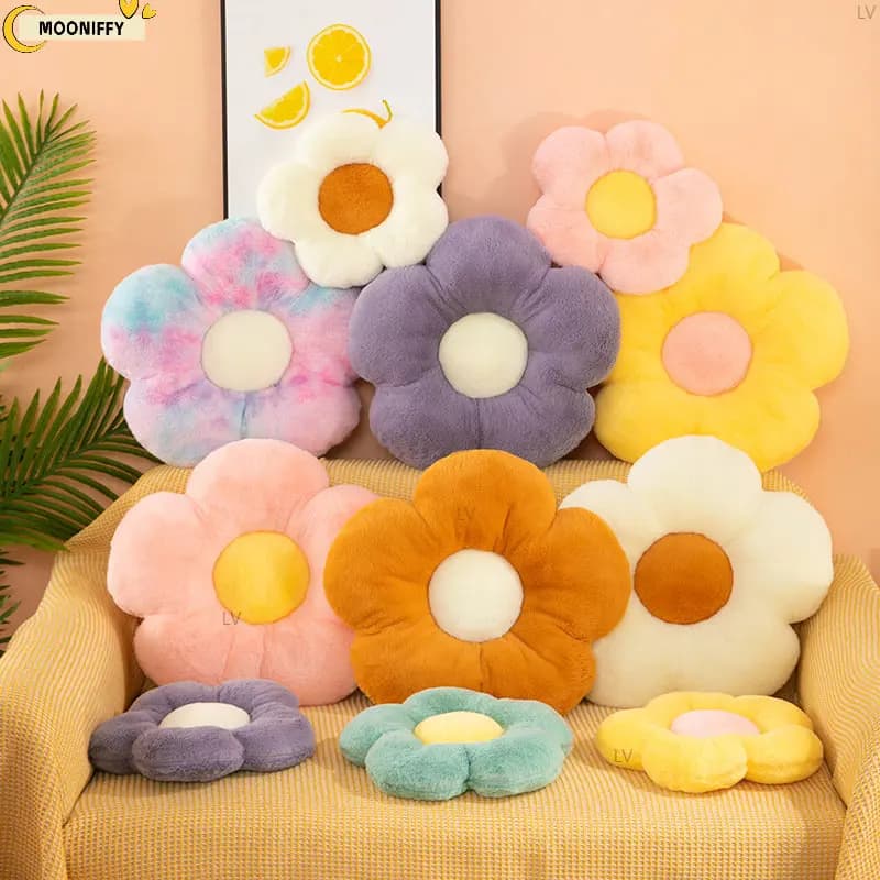 Flower Dog Bed Mat Long Plush Cat coperta Fluffy Lounger Dog Cushion Warm Pet Bed House For Dogs Cats Pet Supplies