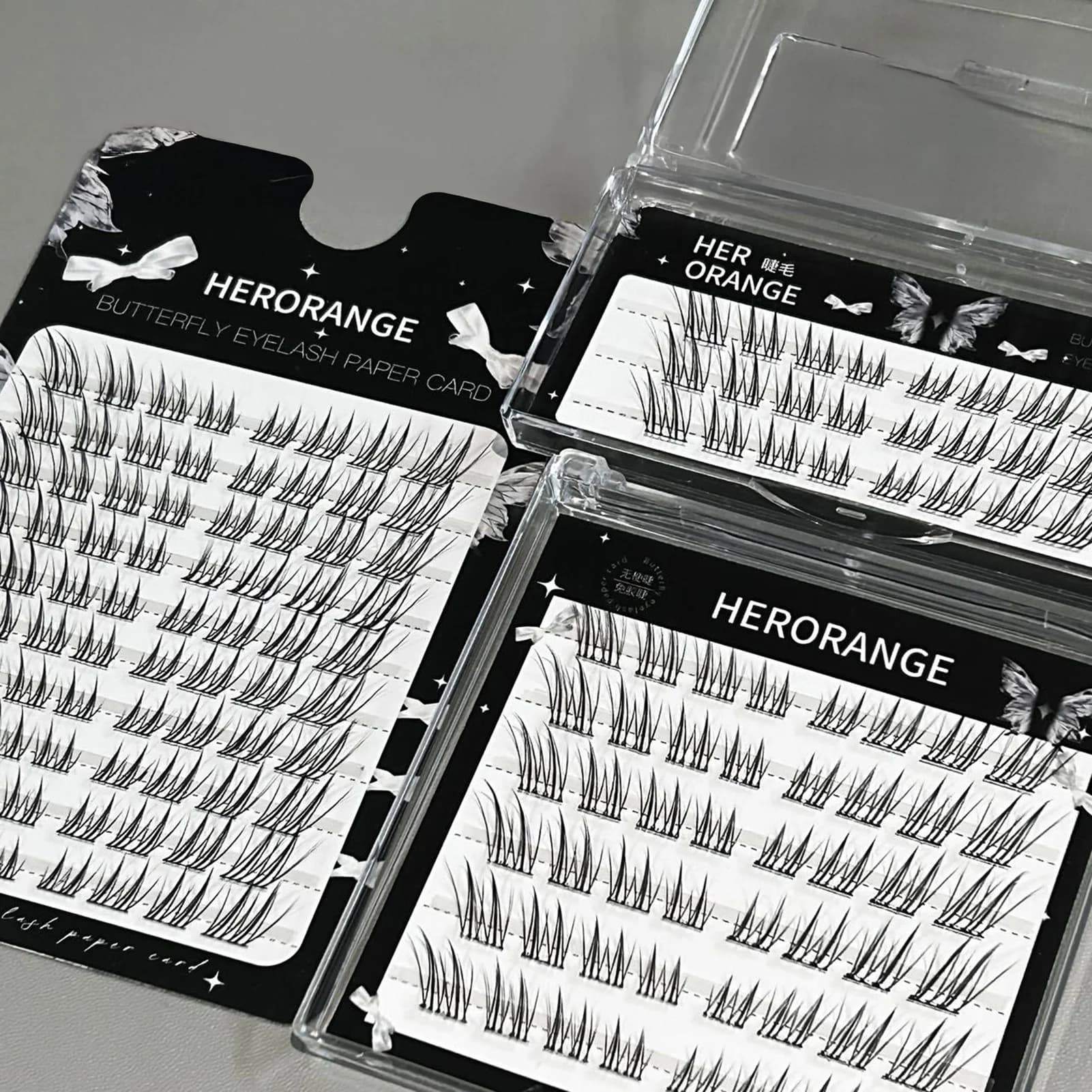 Extensions of lashes style fox Individual cluster Fake eyelashes daily winged 7-12mm lashes fake soft natural makeup salon