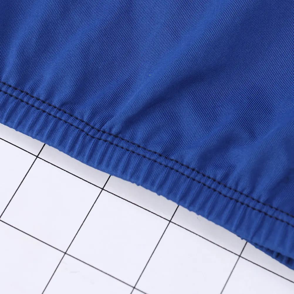 6 pezzi di cappucci da nuoto universali in poliestere elasticizzato, tinta unita, comodi accessori da nuoto elastici