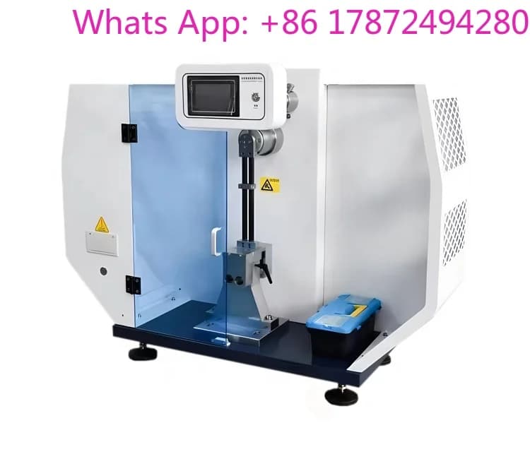 Macchina per Test di Impatto Izod Charpy 5J per Plastica, Prezzo Competitivo, Conforme ISO179