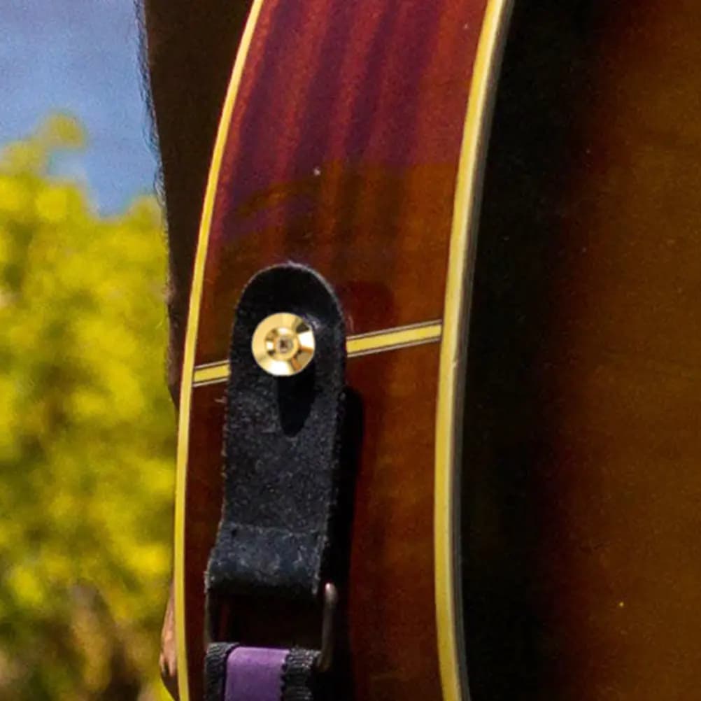 4Pcs Heavy Duty Metal Guitar Strap Locks Secure Fastening Prevent Slipping Fall Protection for Acoustic Electric Bass Ukulele