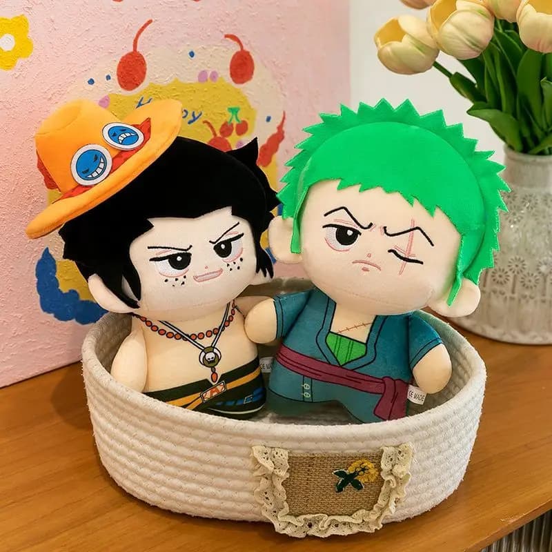 Plush Anime One Piece Monkey D. Luffy from 20 cm, Decorative cushion for sofas, Toy for Soul Passions, Gift for Boys