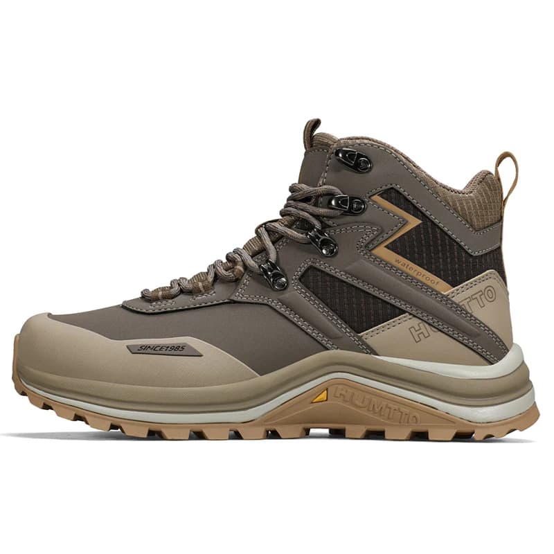 HUMTTO scarpe da trekking stivali da caccia impermeabili da uomo stivali da trekking tattici alla caviglia da combattimento nel deserto scarpe da ginnastica da viaggio in pelle da donna