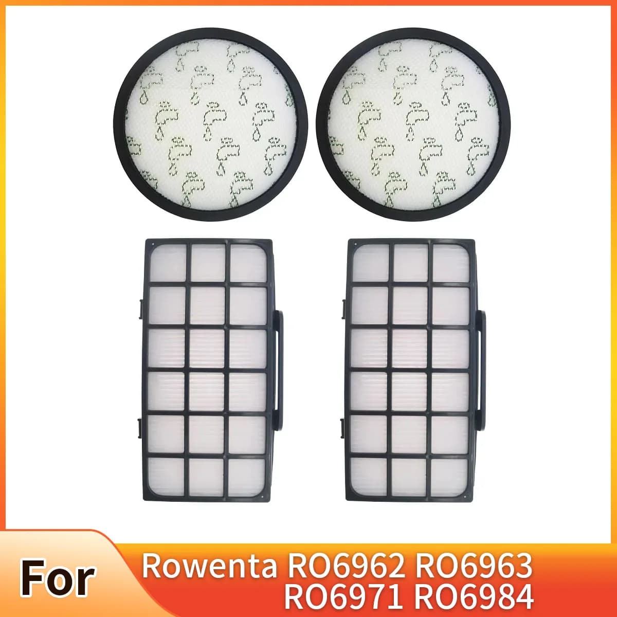 HEPA Filters For Rowenta RO6962 RO6963 RO6971 RO6984 Vacuum Cleaner Parts ZR006001 Engine Attachment Tool