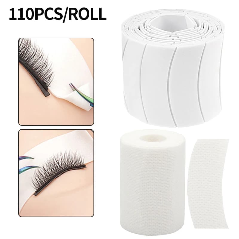 110 Pz/Round Micro Foam Bearings for Eyes Tapes Lash Extension Accessories For Makeup Supplies Lash Lifting Micro Foam Under Lash Tape Pad
