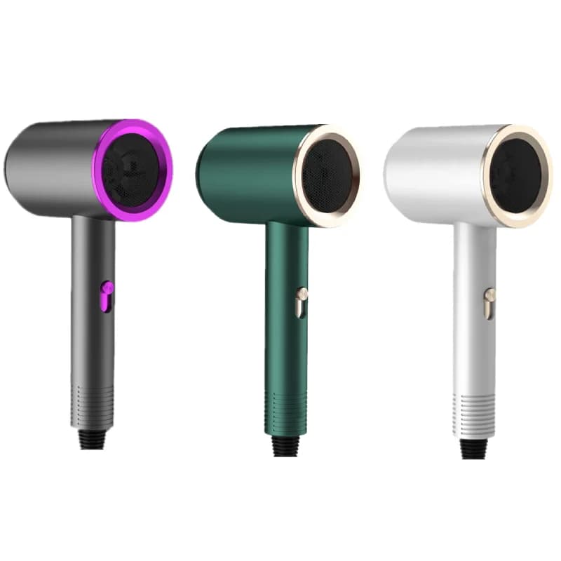 New professional saloon hair dryer with portable ion and thermal protection for hotel travel at home