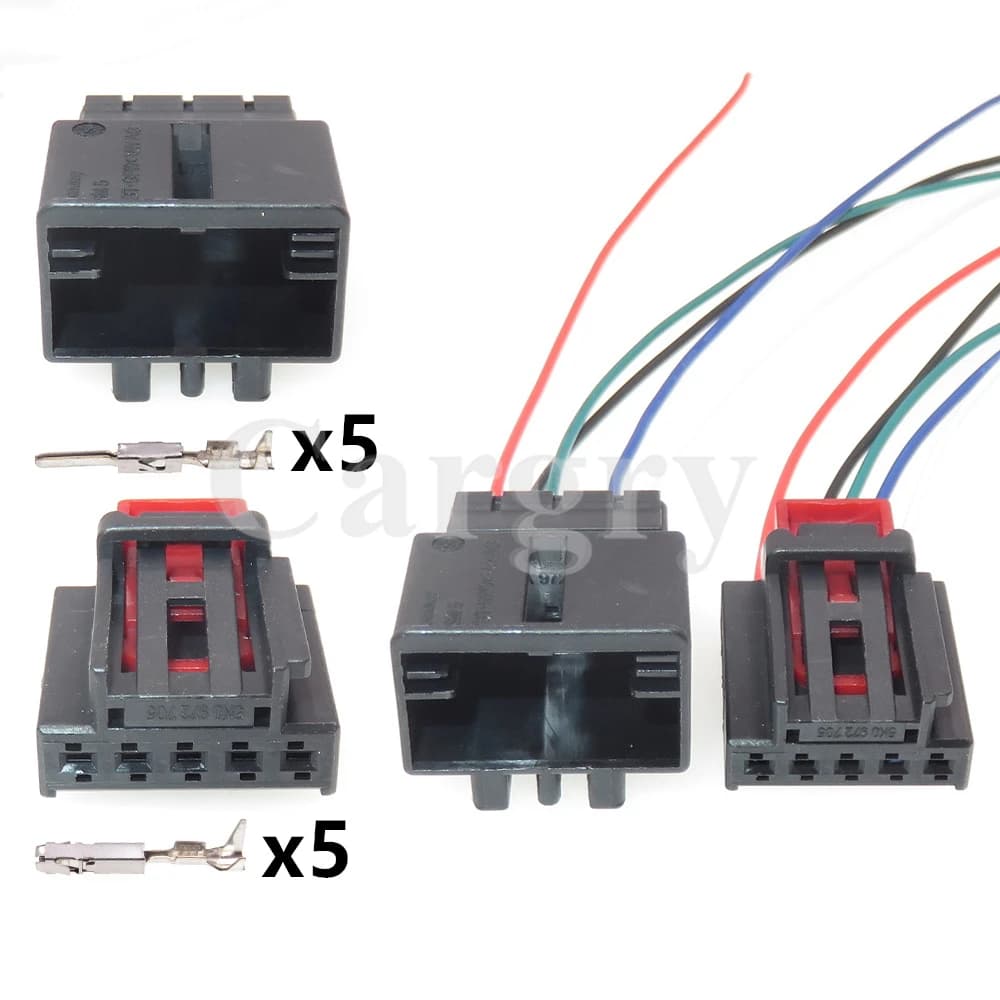 1 Set 5P 5 g0972715 5 k0972705 cablaggio fanale posteriore dell'automobile presa non sigillata connettore automatico per VW Audi