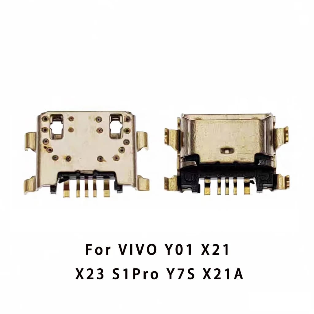 10-100pcs For VIVO Y01 X21 X23 S1Pro S1 Pro Y7S X21A Jack socket charger Connector dock Micro USB Charging Por