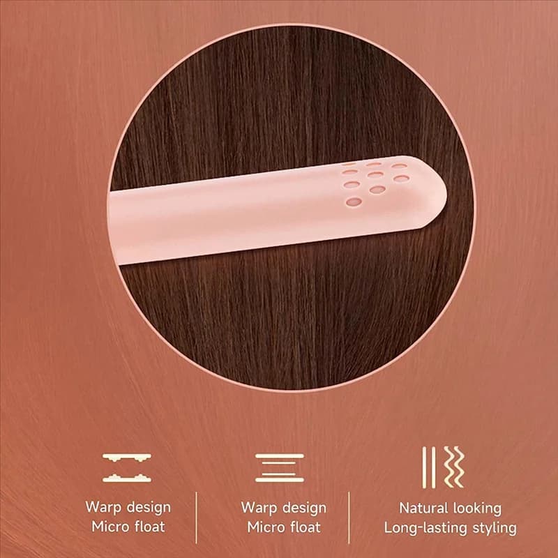 N89R 2 in 1 double purpose hair curler, mini hair plate, iron travel hair curler, mini portable USB hair curler