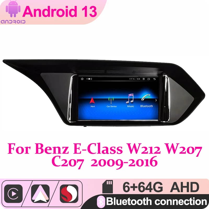 Qualcomm 665 Android 13 4 + 64G 7 "Touch Screen Multimediale Per Mercedes E W212 W207 C207 Video Radio Stereo Lettore di Navigazione GPS