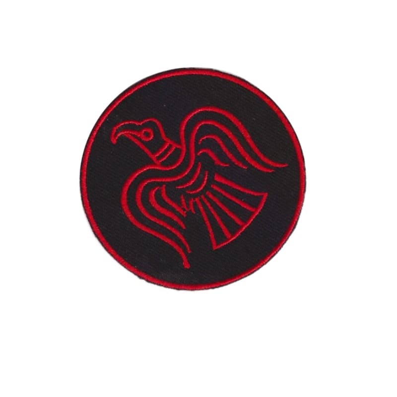 10 pieces/bag, red eagle embroidery patch, suitable for ironing/sewing decals on shoes and hats