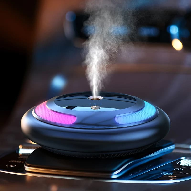 Smart Car humidifier essential oil diffuser LED Light Fragrance aromatherapy deodorant for auto perfume diffuser for car