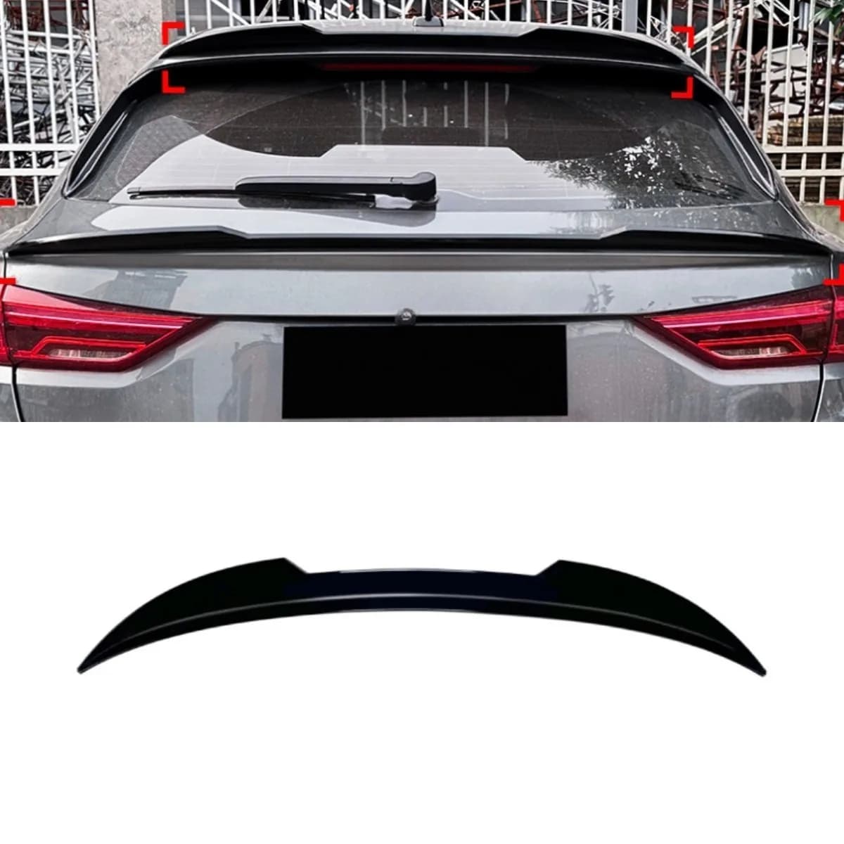 Spoiler Posteriore per Auto, Diffusore Protettivo per Bagagliaio per Audi Q3 F3 Sportback 2019+, Kit Carrozzeria, Accessori Auto