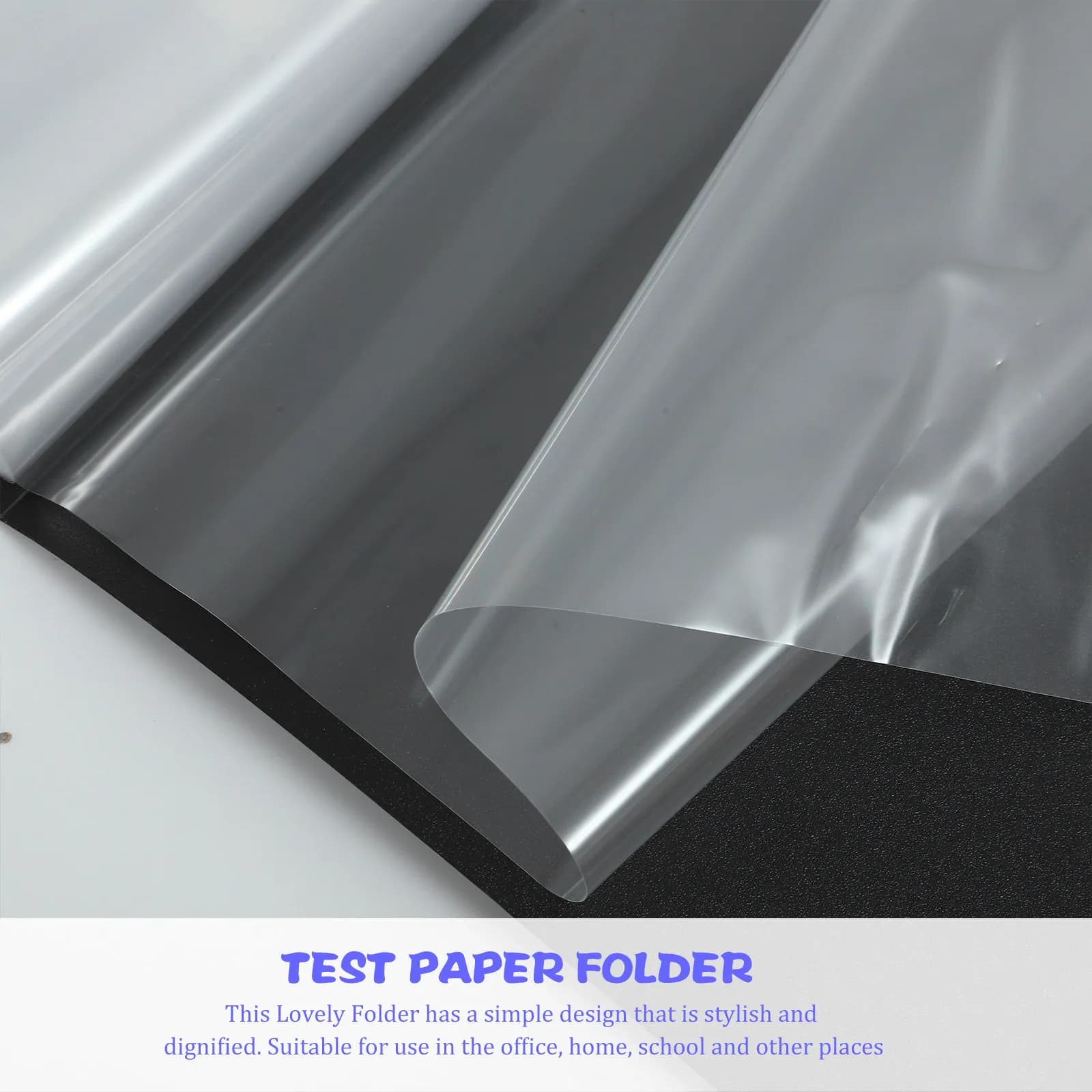 Display Folder File Organizer Portable Plastic Document Storage Office Conference Home Use File Folder Organizer