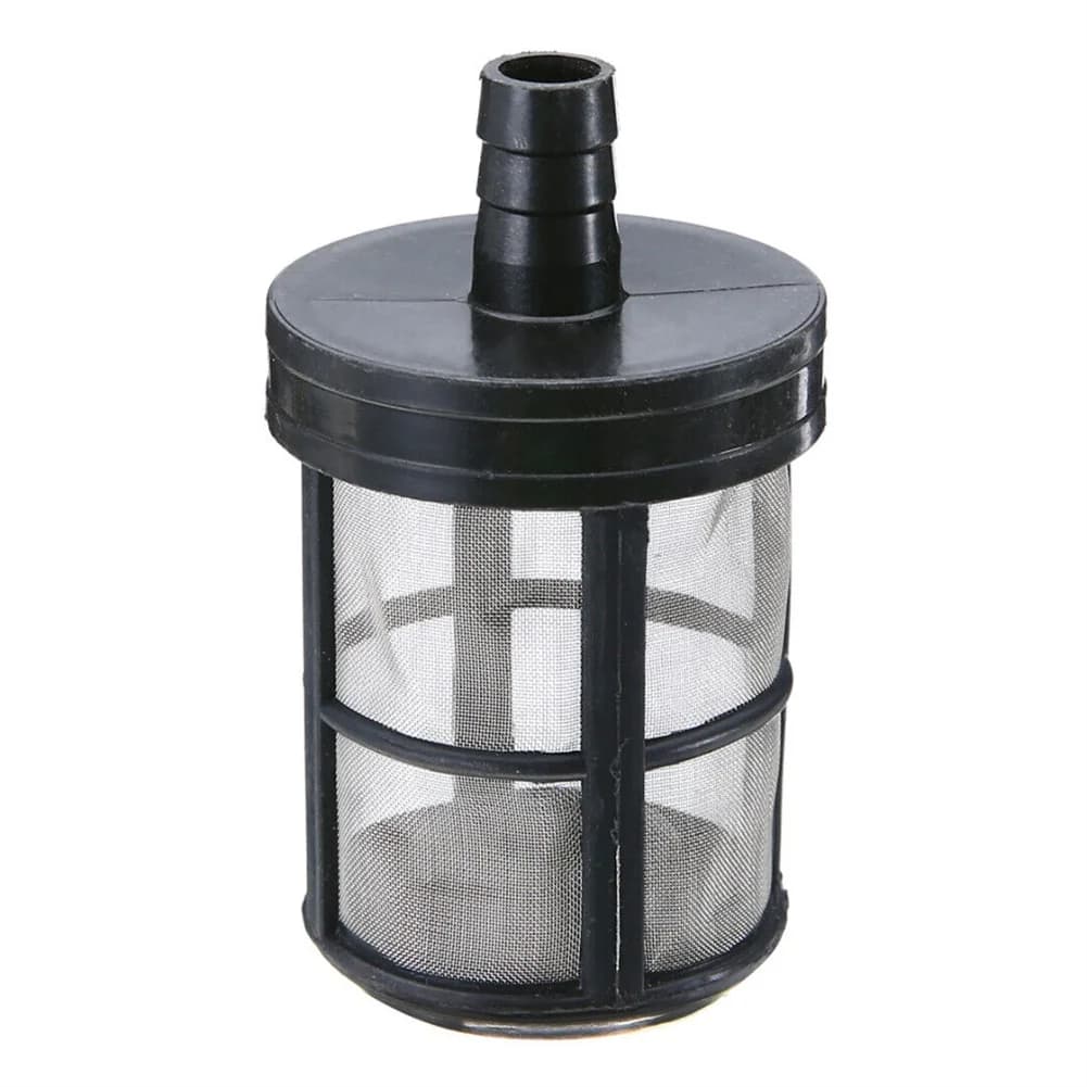 Filtro per Tubo di Aspirazione, Filtro per Pompa dell'Acqua, 1 Pezzo, Filtro per Irrigazione Giardino, Argento e Nero, Nuovo